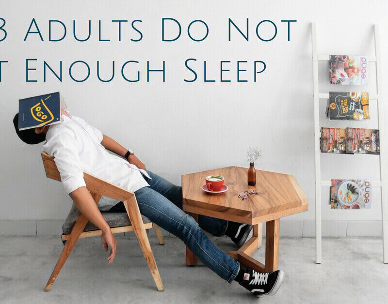 1 in 3 Adults Do Not Get Enough Sleep