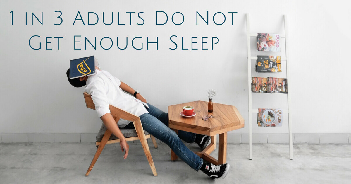 1 in 3 Adults Do Not Get Enough Sleep