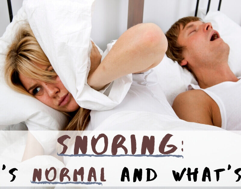 Snoring: What's Normal and What's Not