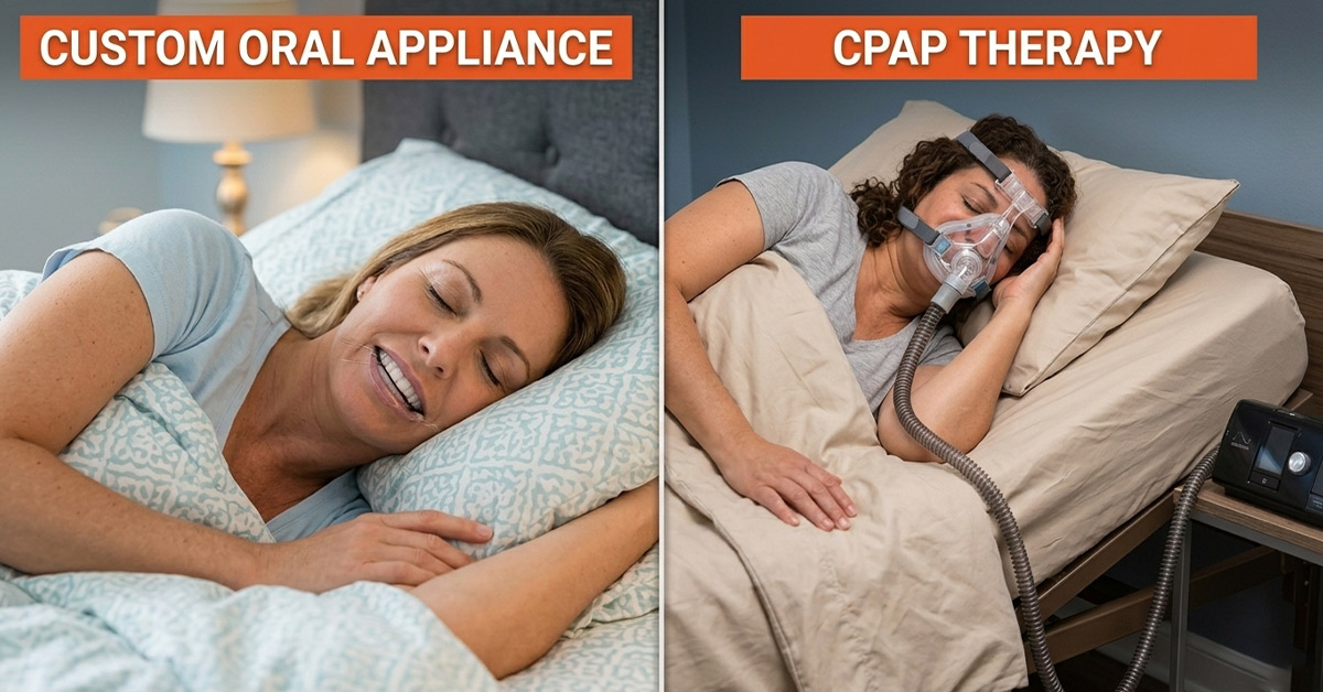 Custom Oral Appliance Vs CPAP